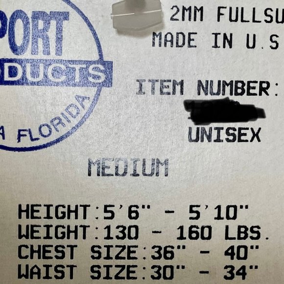 Wetsuit Shark skins USA brand wetsuit - Picture 5 of 5